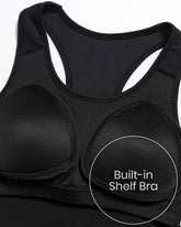Black Racerback Bra Tank