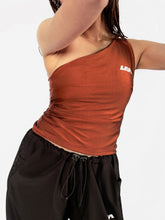 Burnt Orange One Shoulder Top