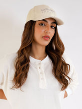 White Linen Cap