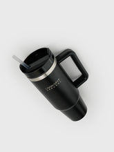Classic Black Steel Tumbler