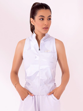 Combat Zip Up Top Camo