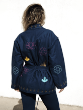 Embroidered Patchwork Kimono Wrap