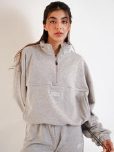 Half Zip Heather Grey Pullover