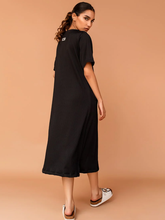 Luxe Rib Henley Everyday Dress