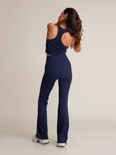 Navy Blue Ribbed Set