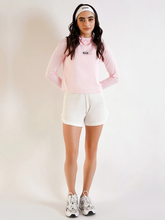 Pastel Pink Hooded Pace Top