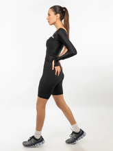 Shimmer Asymmetrical Sleeve Top