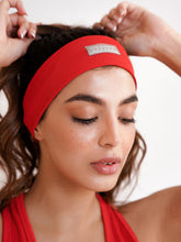 Soft Rib Cherry Red Hairband