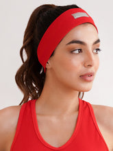 Soft Rib Cherry Red Hairband