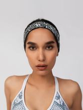 White Snake Skin Hairband