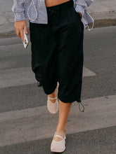 Black Cargo Capri
