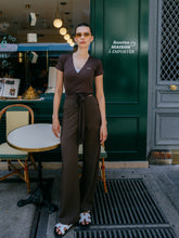 Coffee Bean Wrap Top