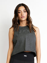 Statement Muscle Tank Charcoal Grey
