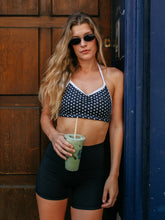 Polka Dot Ultra Flex Halter Bra
