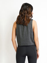 Statement Muscle Tank Charcoal Grey
