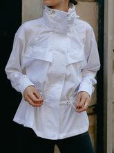 White Hooded Studio Jacket
